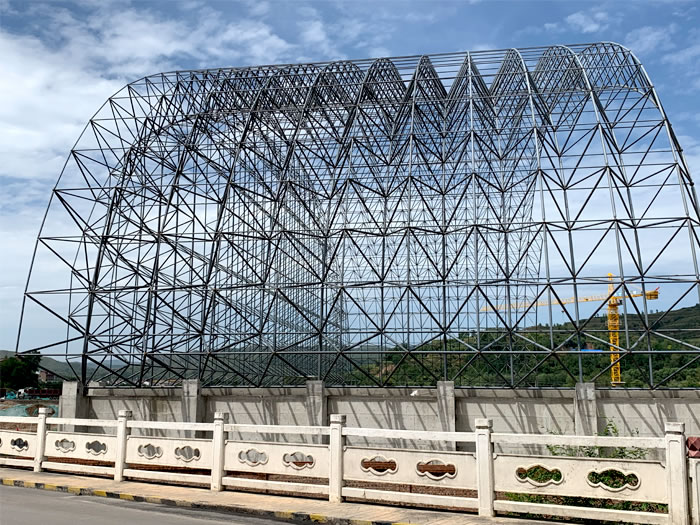 即墨山寨矿储煤棚网架